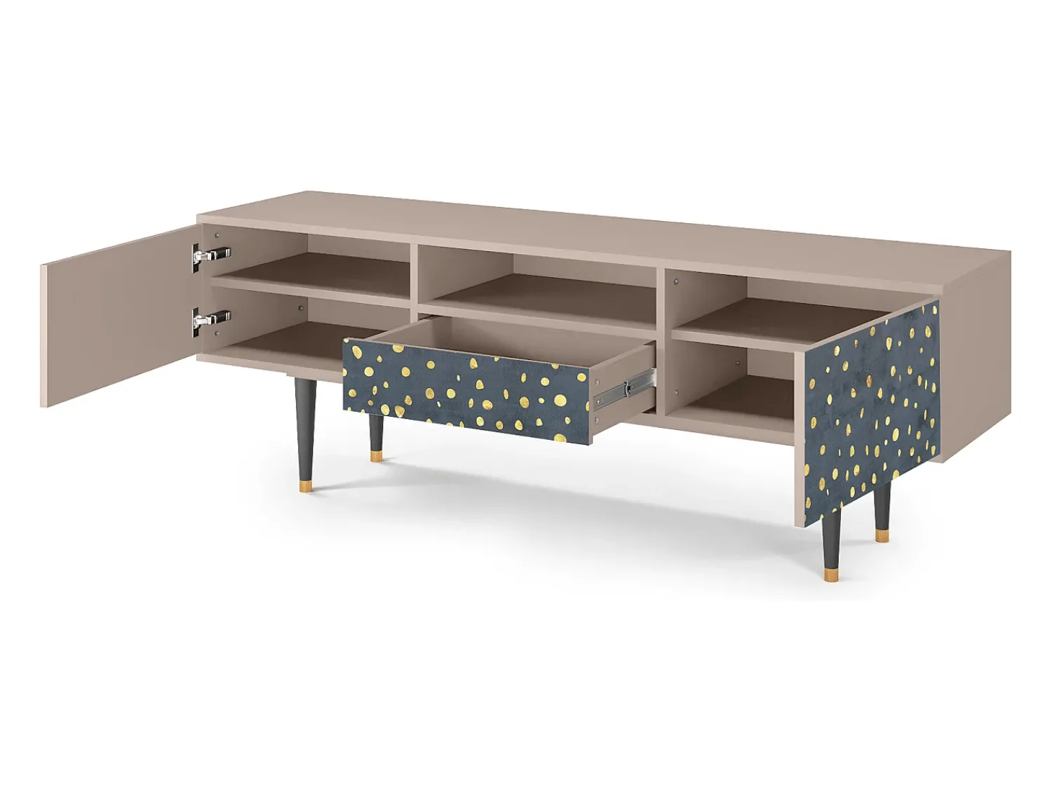 Sale Mueble de TV - 170х59х41 cm - T6 - Foggy Lights, Latte Bege