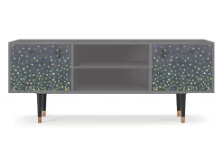 Móvel De Tv* Mueble de TV - 170х69х48 cm - T2 - Foggy Lights, Cinza Cinzento