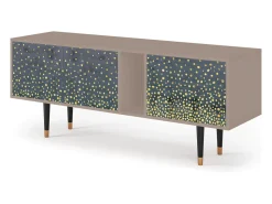 Móvel De Tv| Mueble de TV - 170х69х48 cm - T1 - Foggy Lights, Latte Bege