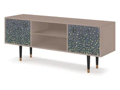 Móvel De Tv| Mueble de TV - 170х69х48 cm - T2 - Foggy Lights, Latte Bege