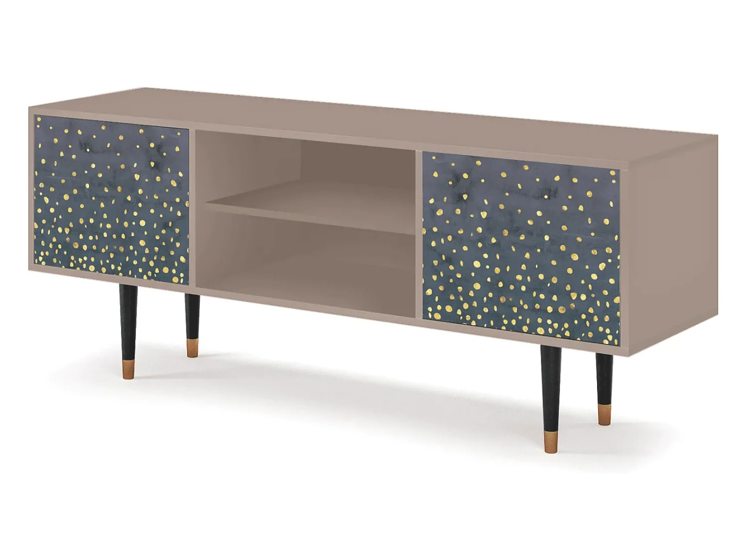 Móvel De Tv| Mueble de TV - 170х69х48 cm - T2 - Foggy Lights, Latte Bege