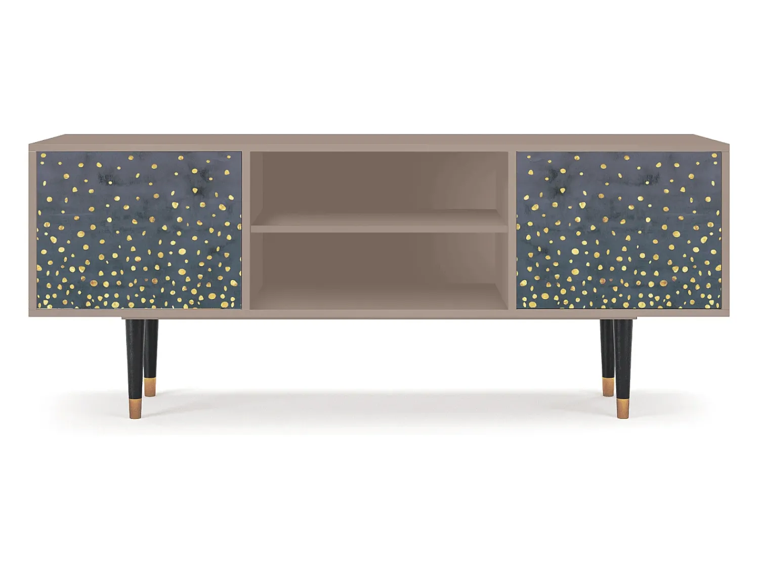 Móvel De Tv| Mueble de TV - 170х69х48 cm - T2 - Foggy Lights, Latte Bege