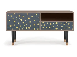 Móvel De Tv* Mueble de TV - 115х59х48 cm - T3 - Foggy Lights, Latte Bege