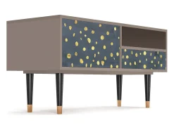 Móvel De Tv* Mueble de TV - 115х59х48 cm - T3 - Foggy Lights, Latte Bege
