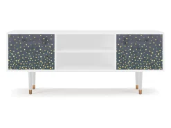 Mueble de TV - 170х69х48 cm - T2 - Foggy Lights, Branco^ Móvel De Tv