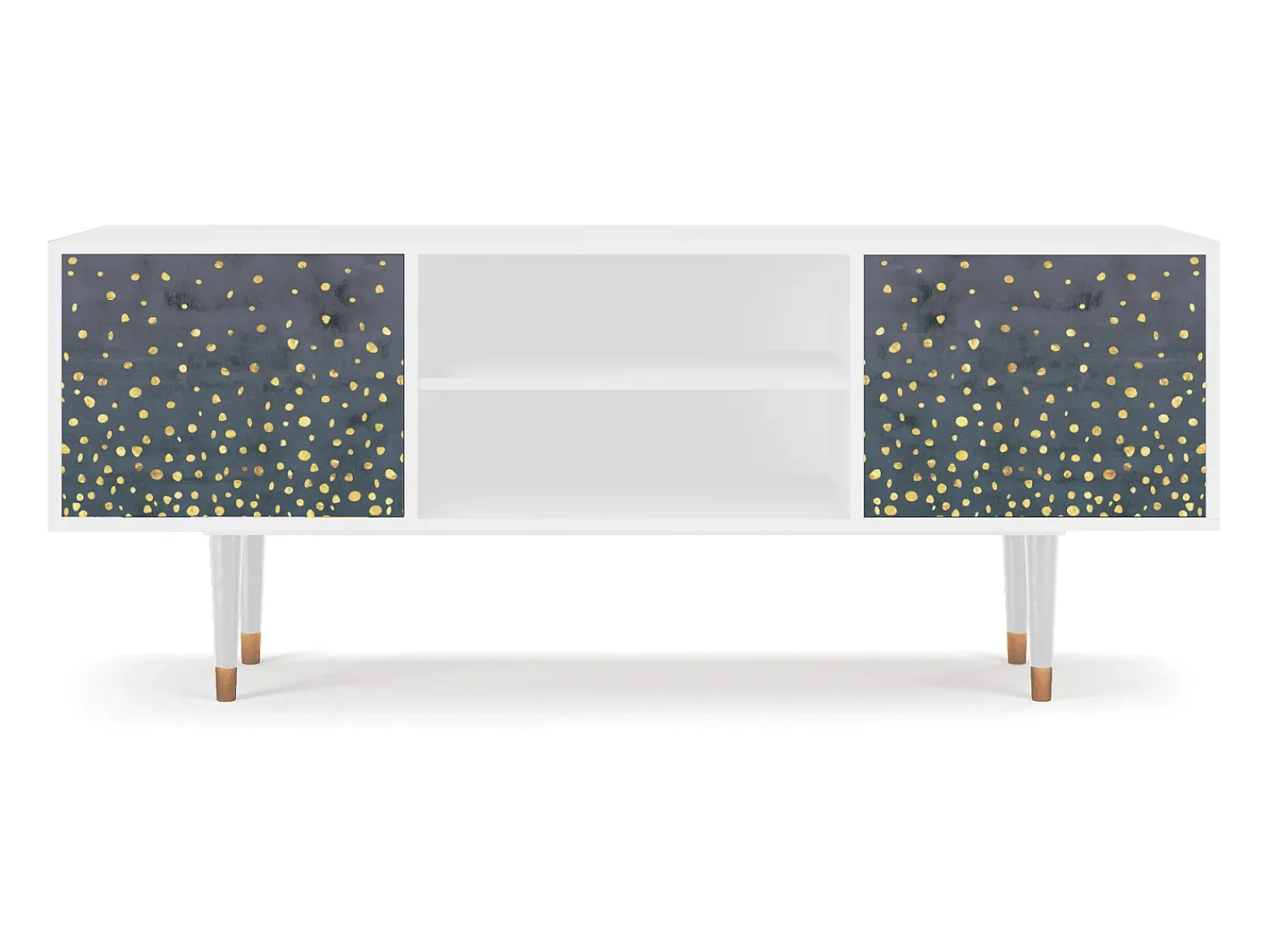 Mueble de TV - 170х69х48 cm - T2 - Foggy Lights, Branco^ Móvel De Tv