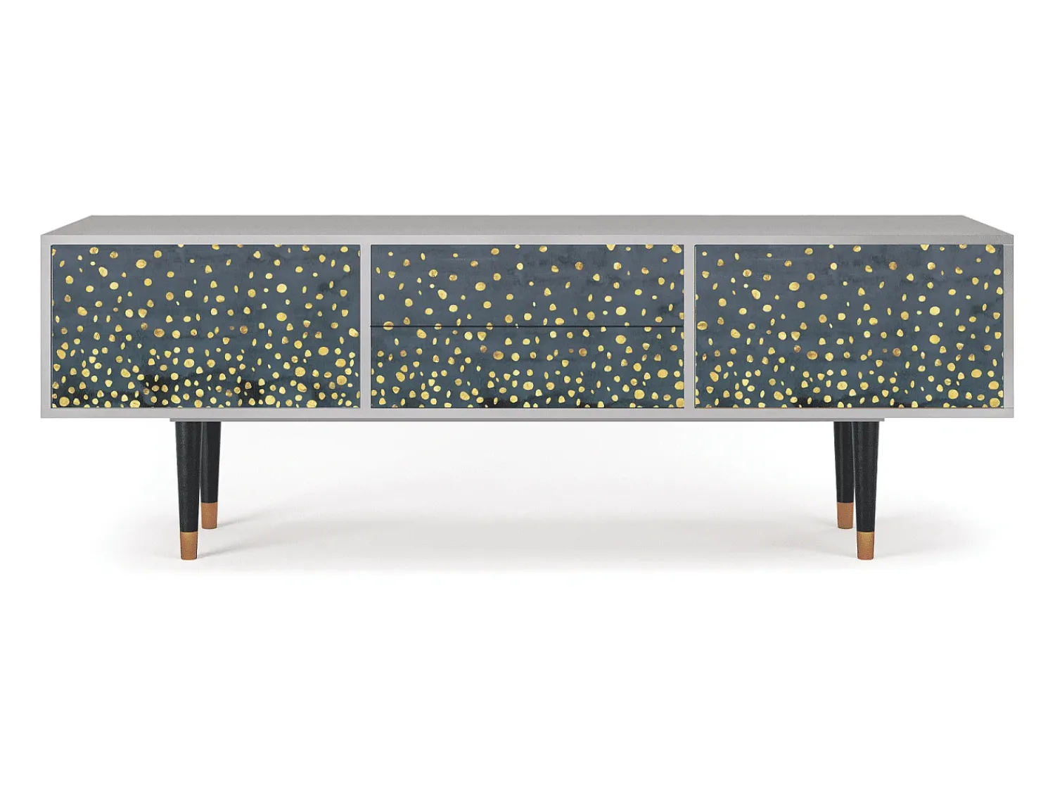 Móvel De Tv| Mueble de TV - 170х59х48 cm - T4 - Foggy Lights, Cinza Cinzento