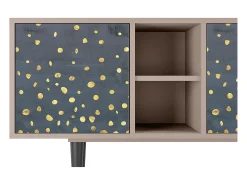 Best Mueble de TV - 150х69х41 cm - T5 - Foggy Lights, Latte Bege