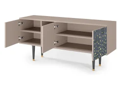 Best Mueble de TV - 150х69х41 cm - T5 - Foggy Lights, Latte Bege