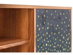 Móvel De Tv* Mueble de TV - 170х69х48 cm - T2 - Foggy Lights, Nogueira Castanho