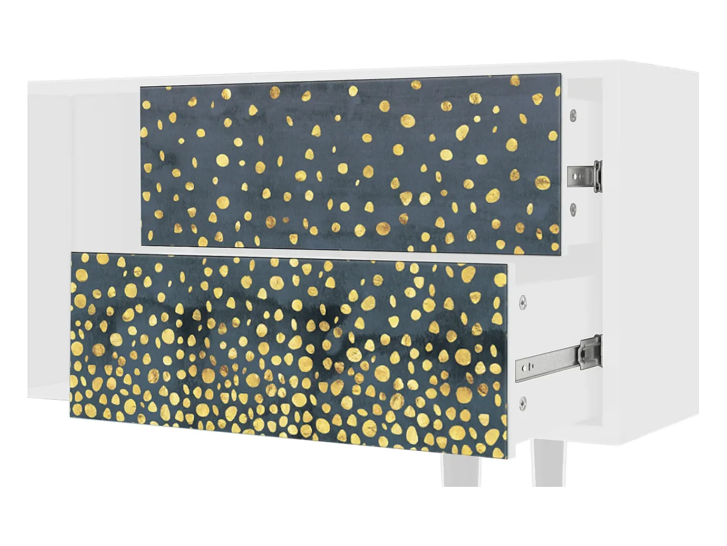 Mueble de TV - 170х69х48 cm - T1 - Foggy Lights, Branco^ Móvel De Tv