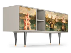 New Mueble de TV - 150х69х41 cm - T5 - Garden of Delights , Areia Bege