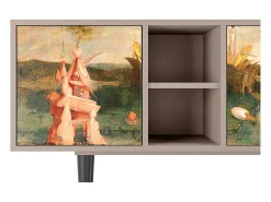 Móvel De Tv| Mueble de TV - 150х69х41 cm - T5 - Garden of Delights , Latte Bege