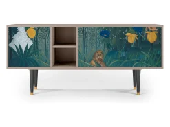 Móvel De Tv| Mueble de TV - 150х69х41 cm - T5 - Garden of Delights , Latte Bege