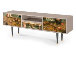 Móvel De Tv* Mueble de TV - 170х59х41 cm - T6 - Garden of Delights , Areia Bege