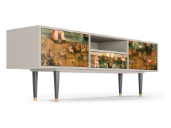 Móvel De Tv* Mueble de TV - 170х59х41 cm - T6 - Garden of Delights , Areia Bege