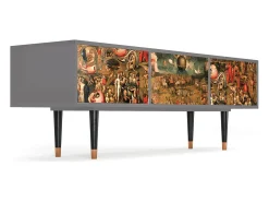 Online Mueble de TV - 170х59х48 cm - T4 - Garden of Delights , Cinza Cinzento