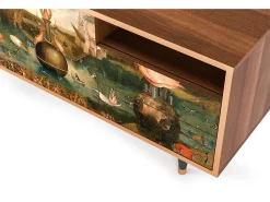 Sale Mueble de TV - 125х56х41 cm - T7 - Garden of Delights , Nogueira Castanho
