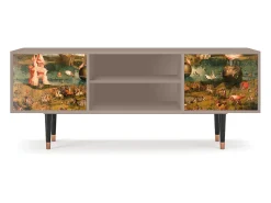 Discount Mueble de TV - 170х69х48 cm - T2 - Garden of Delights , Latte Bege