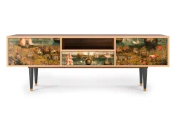 Mueble de TV - 170х59х41 cm - T6 - Garden of Delights , Nogueira^ Móvel De Tv