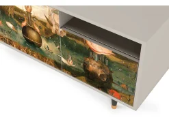 Móvel De Tv* Mueble de TV - 125х56х41 cm - T7 - Garden of Delights , Areia Bege