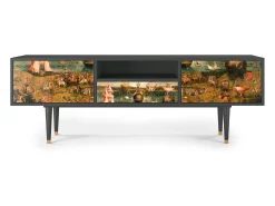 Discount Mueble de TV - 170х59х41 cm - T6 - Garden of Delights , Antracite Cinza antracite