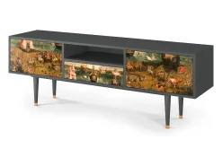 Discount Mueble de TV - 170х59х41 cm - T6 - Garden of Delights , Antracite Cinza antracite