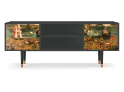 Móvel De Tv| Mueble de TV - 170х69х48 cm - T2 - Garden of Delights , Antracite Cinza antracite