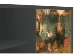 Móvel De Tv| Mueble de TV - 170х69х48 cm - T2 - Garden of Delights , Antracite Cinza antracite