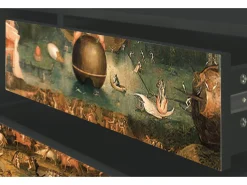 Móvel De Tv* Mueble de TV - 170х59х48 cm - T4 - Garden of Delights , Antracite Cinza antracite