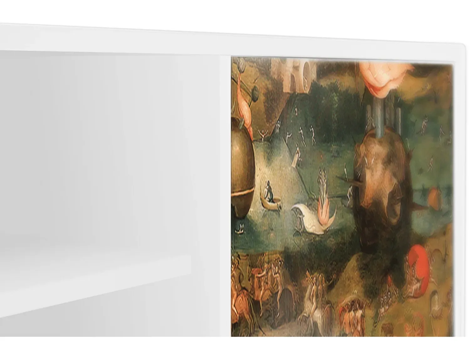 Mueble de TV - 170х69х48 cm - T2 - Garden of Delights , Branco Bege