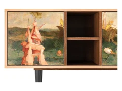 Discount Mueble de TV - 150х69х41 cm - T5 - Garden of Delights , Nogueira Castanho
