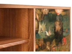 Móvel De Tv* Mueble de TV - 170х69х48 cm - T2 - Garden of Delights , Nogueira Castanho