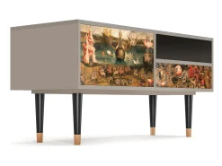 Mueble de TV - 115х59х48 cm - T3 - Garden of Delights , Areia^ Móvel De Tv