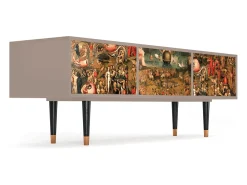 Móvel De Tv| Mueble de TV - 170х59х48 cm - T4 - Garden of Delights , Latte Bege