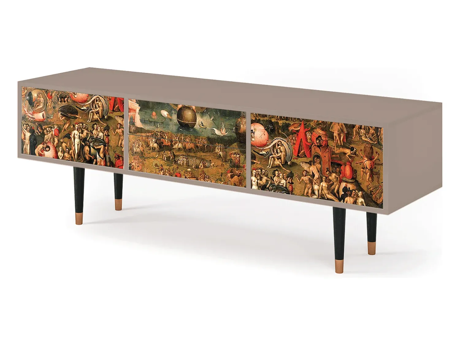 Móvel De Tv| Mueble de TV - 170х59х48 cm - T4 - Garden of Delights , Latte Bege