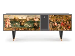 Mueble de TV - 170х69х48 cm - T1 - Garden of Delights , Cinza^ Móvel De Tv