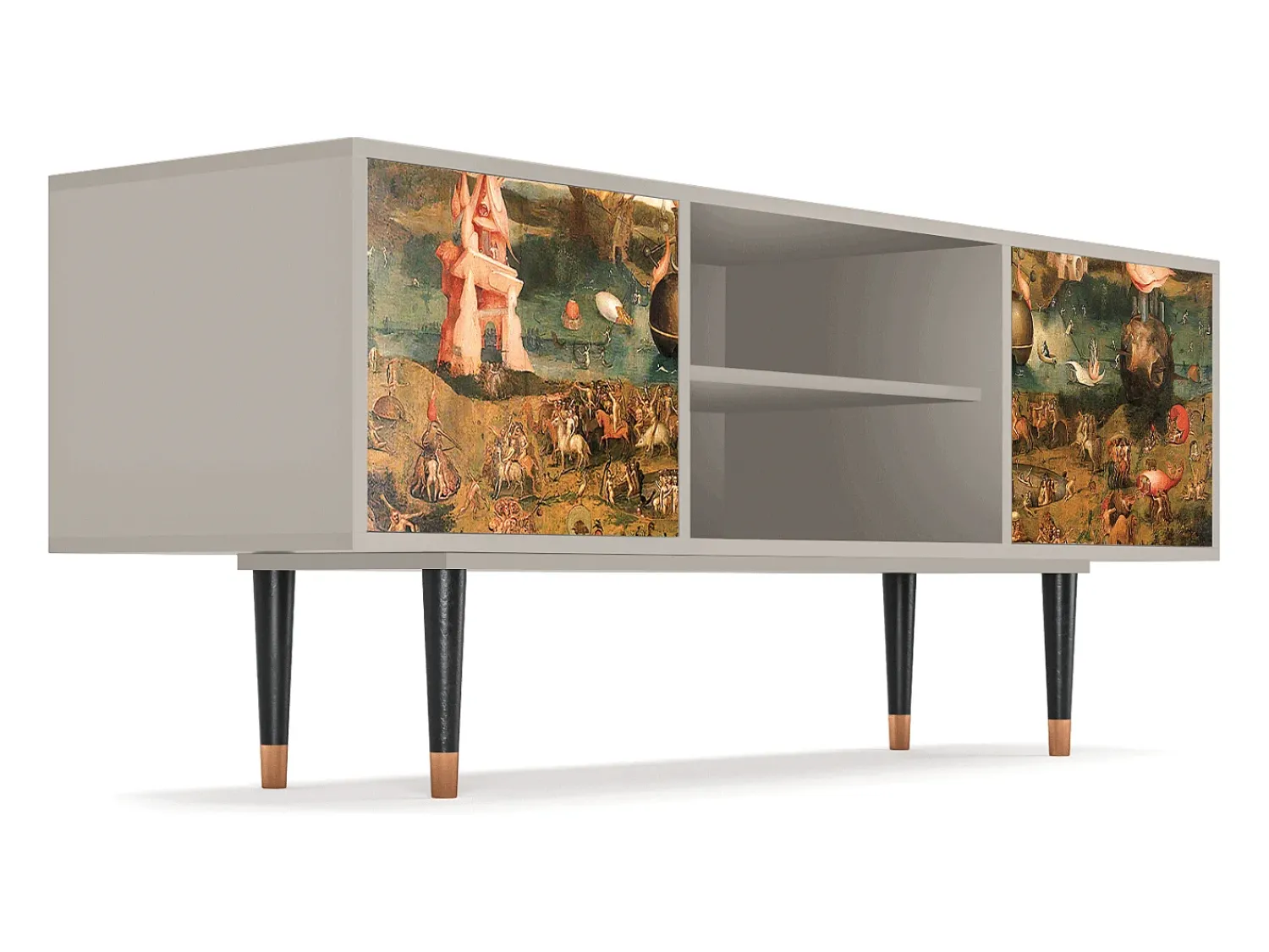 Móvel De Tv| Mueble de TV - 170х69х48 cm - T2 - Garden of Delights , Areia Bege
