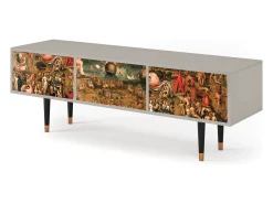 Móvel De Tv* Mueble de TV - 170х59х48 cm - T4 - Garden of Delights , Areia Bege