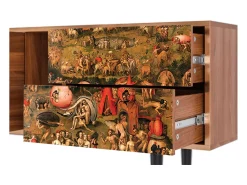 Clearance Mueble de TV - 170х69х48 cm - T1 - Garden of Delights , Nogueira Castanho