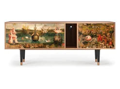 Clearance Mueble de TV - 170х69х48 cm - T1 - Garden of Delights , Nogueira Castanho
