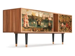 Clearance Mueble de TV - 170х69х48 cm - T1 - Garden of Delights , Nogueira Castanho
