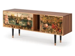 Clearance Mueble de TV - 170х69х48 cm - T1 - Garden of Delights , Nogueira Castanho
