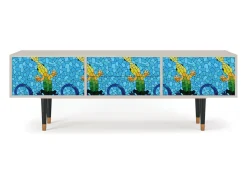 Móvel De Tv| Mueble de TV - 170х59х48 cm - T4 - Gaudi's Lizard, Areia Bege