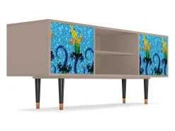 Móvel De Tv* Mueble de TV - 170х69х48 cm - T2 - Gaudi's Lizard, Latte Bege