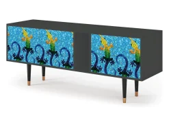 Mueble de TV - 170х69х48 cm - T1 - Gaudi's Lizard, Antracite^ Móvel De Tv