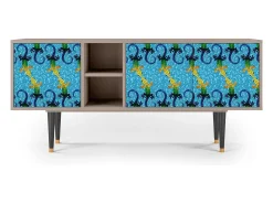 Mueble de TV - 150х69х41 cm - T5 - Gaudi's Lizard, Latte Bege