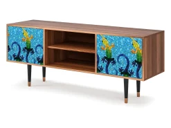 Mueble de TV - 170х69х48 cm - T2 - Gaudi's Lizard, Nogueira Castanho