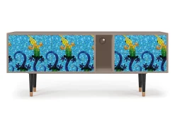 Móvel De Tv| Mueble de TV - 170х69х48 cm - T1 - Gaudi's Lizard, Latte Bege