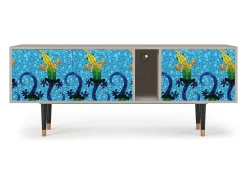 Best Mueble de TV - 170х69х48 cm - T1 - Gaudi's Lizard, Areia Bege